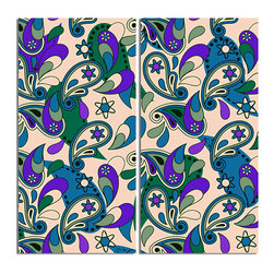 Ready2HangArt - Geometric Study VII-II Canvas Wall Art 2-Piece Set - Prints And Posters