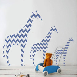Giraffe stencil nursery wall decor art craft - Wall Stencils