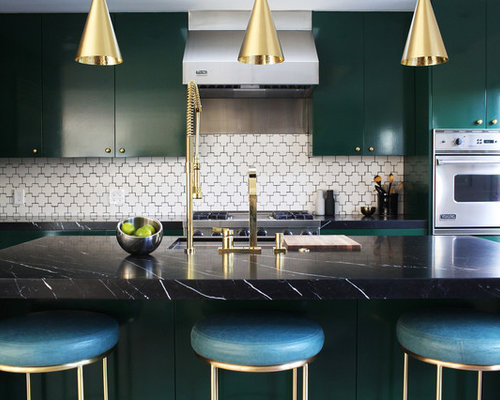 Dark Green Cabinets Ideas, Pictures, Remodel and Decor