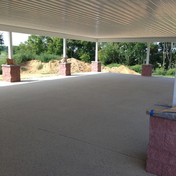 Spray Texture Concrete Overlay