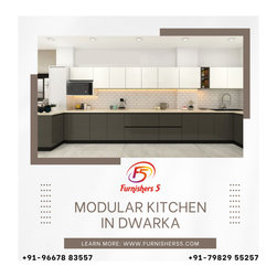 Modular Kitchen in Dwarka - Kitchen Cabinets