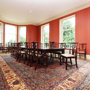 Shropshire country house dining room rug