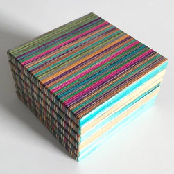 Recycled Skateboard Coasters - Coasters
