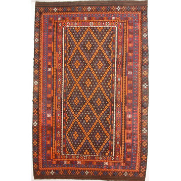Oriental Kilim Afghan Antique 15'9"x10'1"