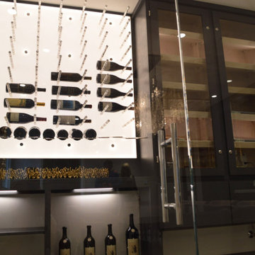 Impressive Design for a Contemporary Custom Wine Cellar