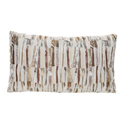 DECORATIVE PILLOWS MIAMI - Big Bamboo Lumbar Pillow, 14.5"x23" - Decorative Pillows