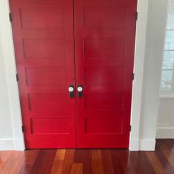 Custom red door - Interior Doors