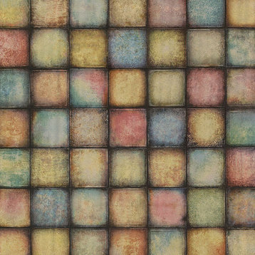 KItchen & Bath Essentials by Brewster 2766-24080 Soucy Multicolor Tiles