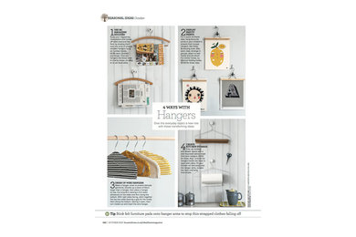 4 ways with clothes hangers_Ideal Home magazine