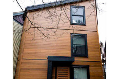Inspiration for a modern exterior home remodel in Vancouver