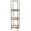 Traditional Brown Wood Shelving Unit 561572