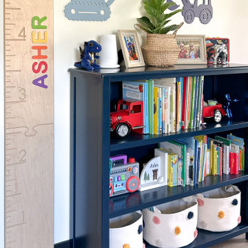 Asher's "Construction Trucks" bedroom Reno