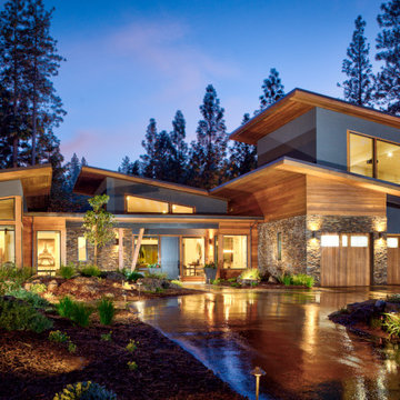 Mountain Modern House in Winchester Country Club