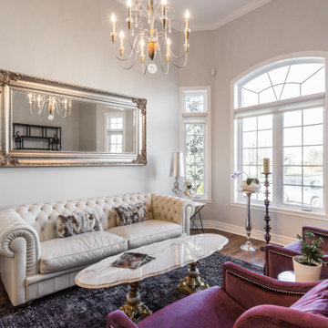 LIVING & DINING in Ile Bizard get a major Design & Renovation