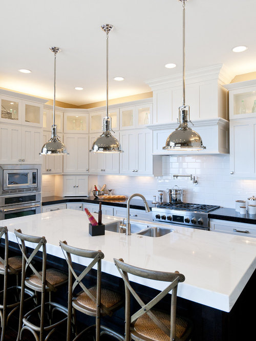 Two Level Upper Cabinets | Houzz