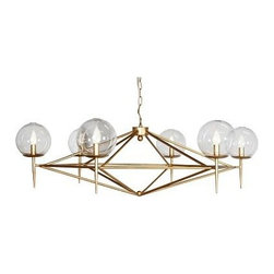 Rowan Chandelier - Gold - Clayton Gray Home - Chandeliers