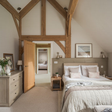 Cottage style oak frame home on custom build site