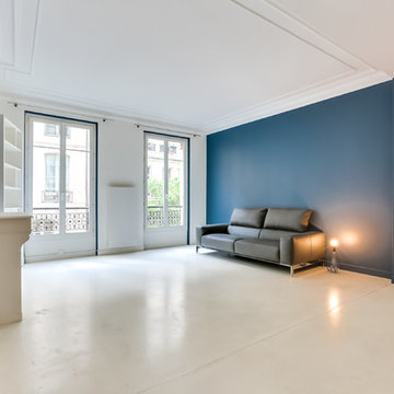 realisation en cours appartement parisien dans le marais rue St Mart