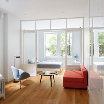 Greenwich Village Apartment Rift and Quartersawn White Oak Floors