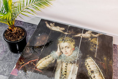 Grand Queen Elizabeth I Coffee Table (NO GLASS)