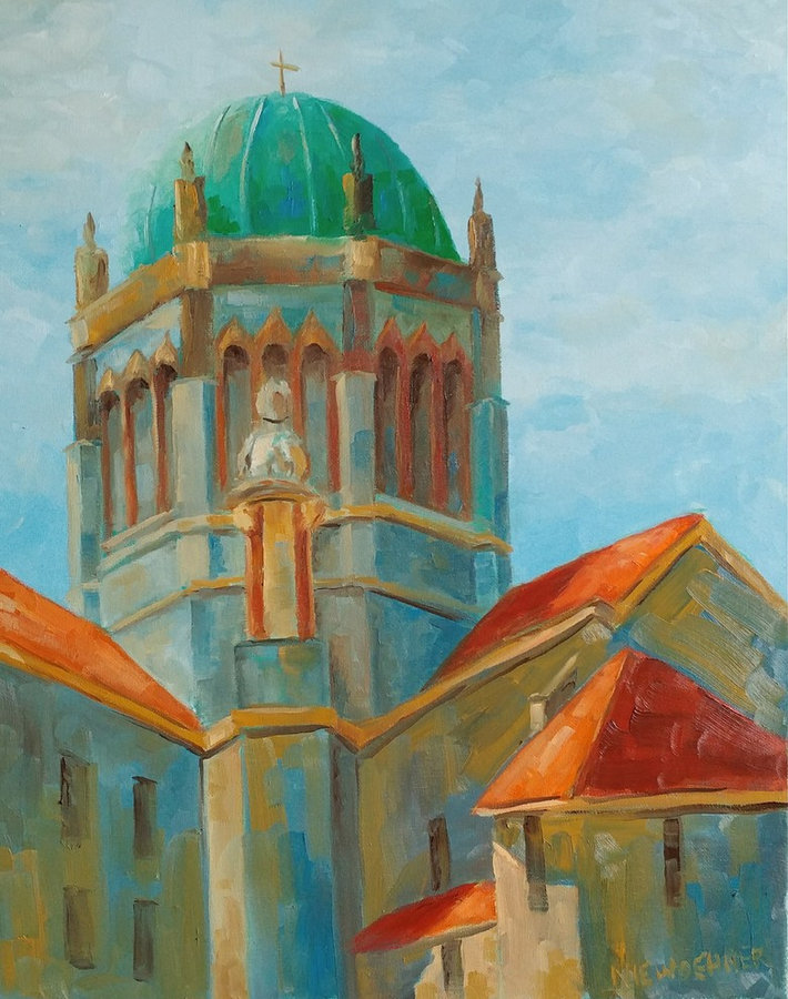 Memorial Presbyterian, St. Augustine, 20x16, framed