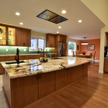 Colorful Southwest Inspired Kitchen, Baths and New Pool Room Addition