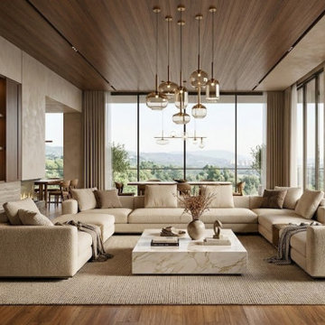 Contemporary Living Room Visualization