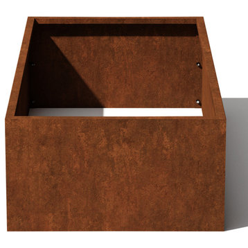 Corten Series Garden Bed Planter, 24"