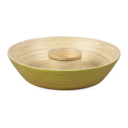 Bamboo Chip & Dip in Lime - Chip And Dip Sets