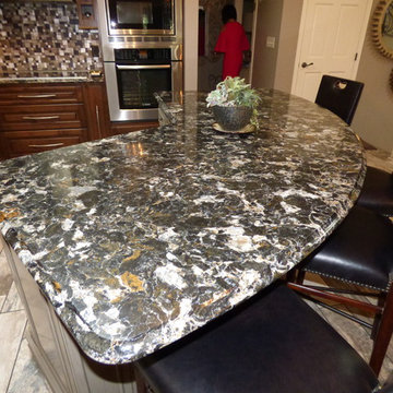 Cambria Langdon Wet Bar & Hollinsbrook Kitchen