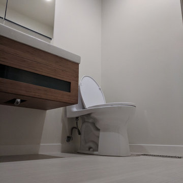 Natural Texture Meets Modern Clean — Full Bath Remodel in San Francisco, 2018