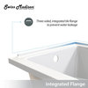 Swiss Madison SM-DB561 Voltaire 48" Drop In Acrylic Soaking Tub - Glossy White