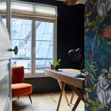 5 Avant/après de chambres transformées en bureaux