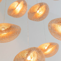 Warm and Eclectic Home - Pendant Lighting