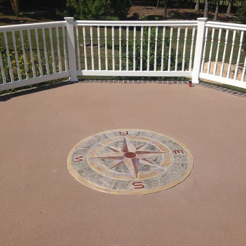Stamped Compass Rose
