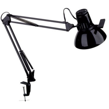 Dainolite MAGNUS-I-BK 1 Light Desk Lamp - Black
