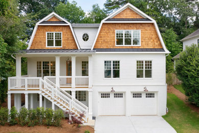 Coastal exterior home idea in Atlanta
