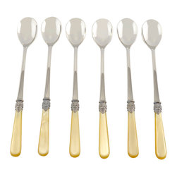 Arvind Group - Napoleon 6-Piece Teaspoon Set, Honey - Spoons