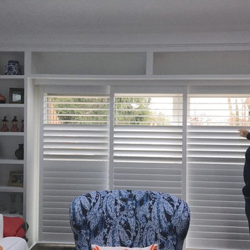 Living Room Plantation Shutters