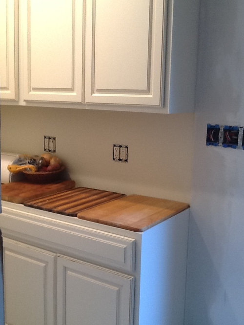 Solid wood countertops
