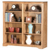 Eagle Furniture Oak Ridge, 48" Tall, Double Wide Bookcase, Lite Oak