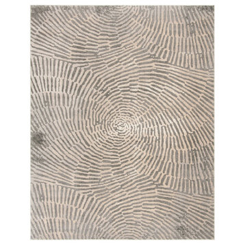 Safavieh Meadow Collection MDW343 Rug, Taupe, 9' X 12'