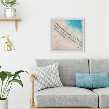 "Perfect Vacation II" Framed Painting Print