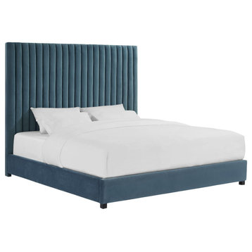 Arabelle Sea Blue Bed in King