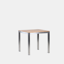 Wintons Teak Tandem SS Table - Outdoor Coffee Tables