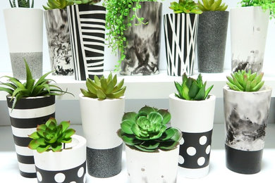 Concrete Homewares - Sample of Monochrome Designs