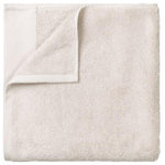 blomus - Riva Organic Terry Cloth Hand Towel, Set of 2, Moonbeam/Cream - The blomus RIVA Organic Terry Hand Towel 12 x 20 - 2 Pack is natural, gentle and ecological. The highest quality cotton yarns are being used in the weaving. The certificate "Global Organic Textile Standard" (GOTS) guarantees the ecological production of cotton and manufacturing of the towel. 700 grams/m2.