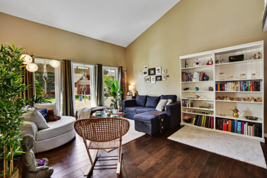 Living room photo in Calgary