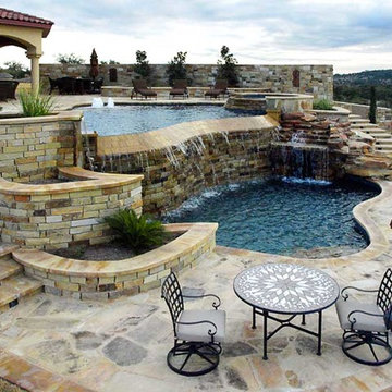 Natural Pool with Waterfall & Grotto