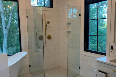 Inspiration for a bathroom remodel in Atlanta